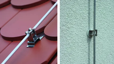 Air-termination system / Down conductor / Isolated Lightning Protection ...